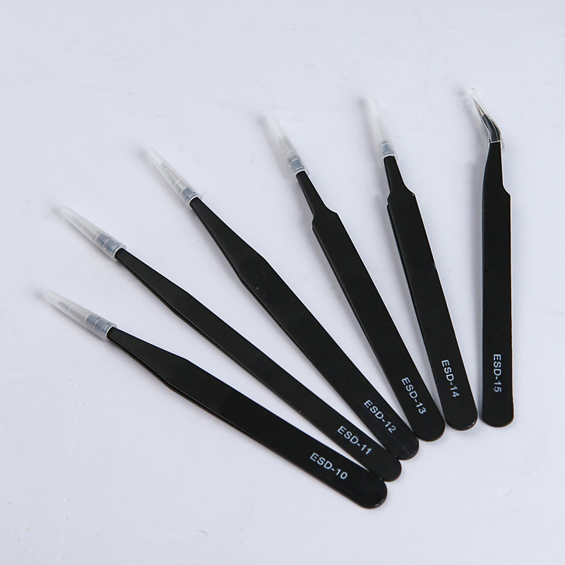 Electronics Repair Tool Kit - Juego de Pinzas Antiestáticas de Precisión