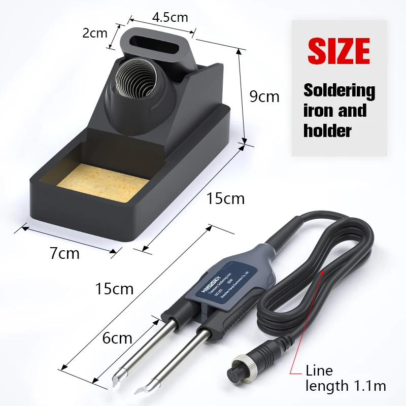 Electronics Repair Tool Kit - Pinzas para estación de soldadura T12,