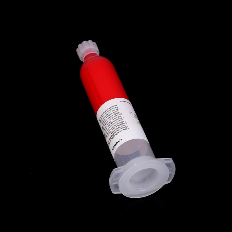 Electronics Repair Shop - Pegamento Rojo para Plantillas SMT, Resistencia