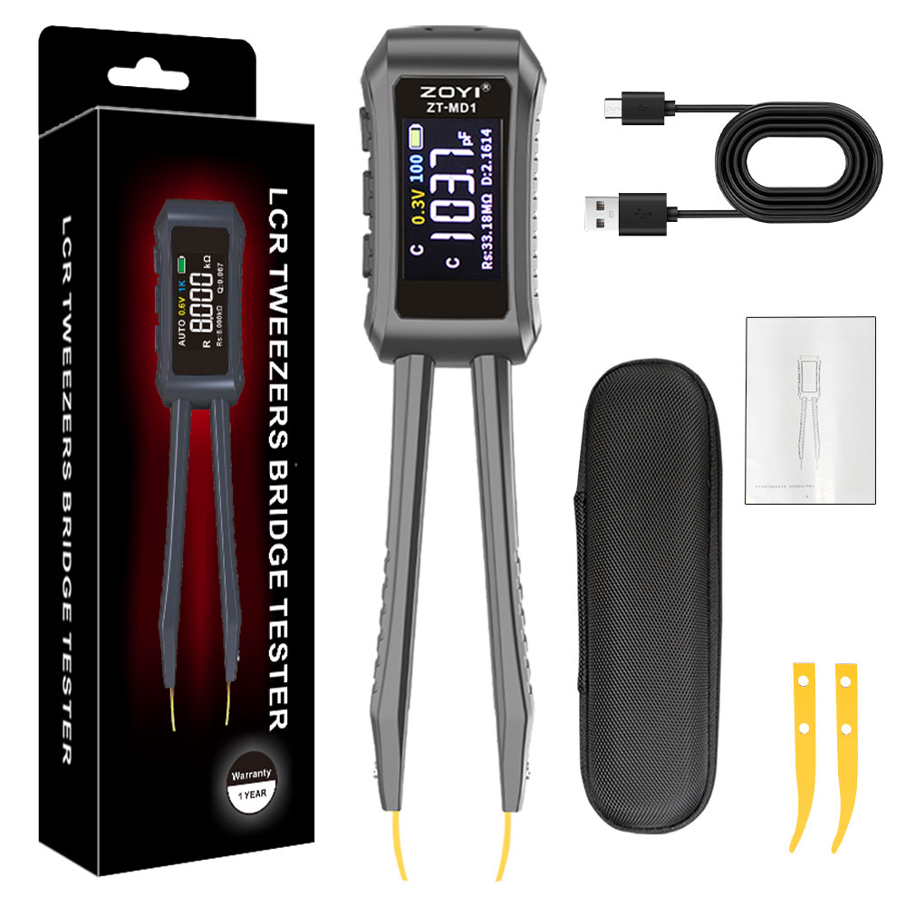 Smd Tweezer Set - ZOYI ZT-MD1 pinzas digitales inteligentes LCR