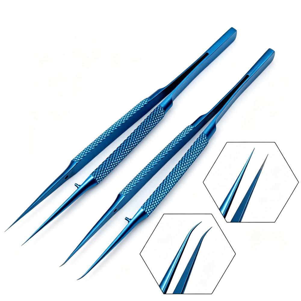 Smd Tweezer Set - Pinzas antimagnéticas de aleación de titanio