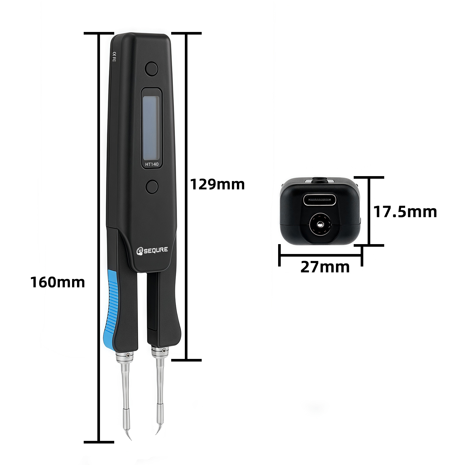 Smd Tweezer Set - Pinzas Eléctricas Calentadas 2 en 1