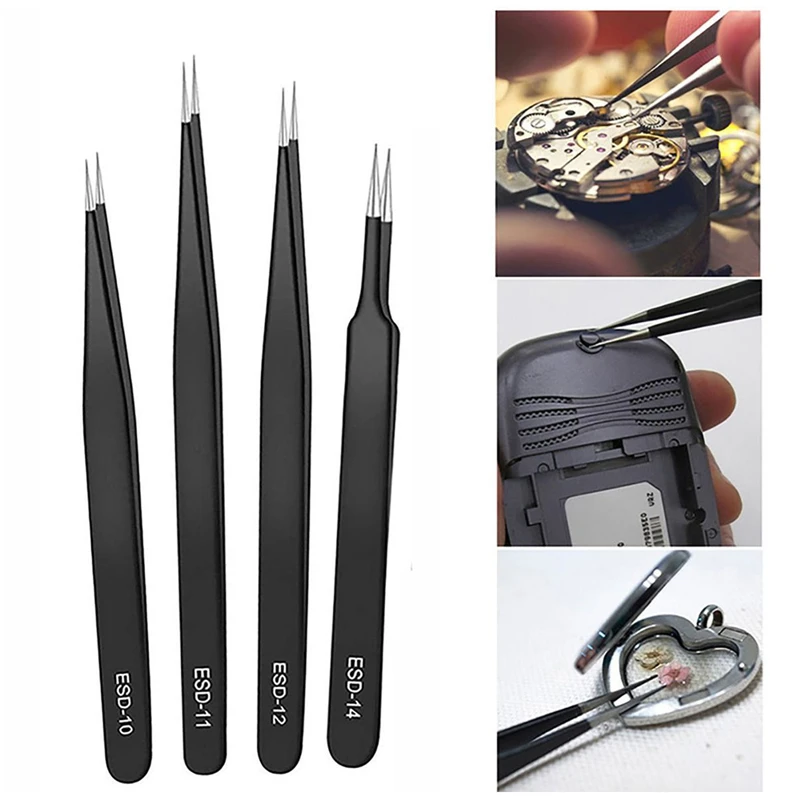 Juego de pinzas de precisión E - Electronics Repair Tool Kit reseña y precio
