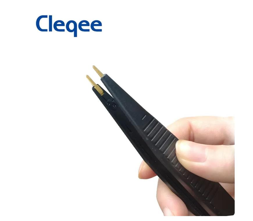 Cleqee-multímetro de component - Smd Tweezer Set reseña y precio