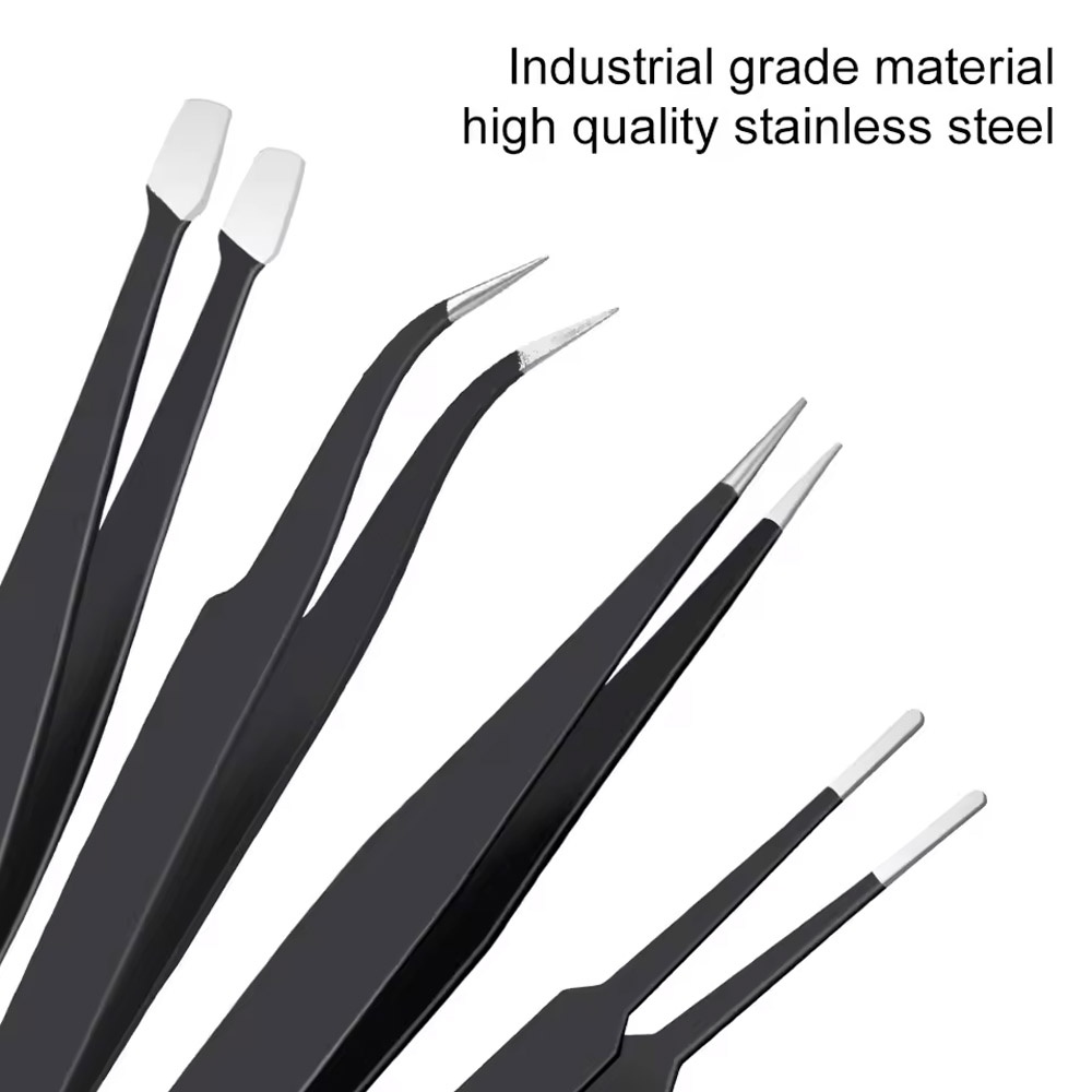 10 unids/set de pinzas rectas  - Electronics Repair Tool Kit reseña y precio
