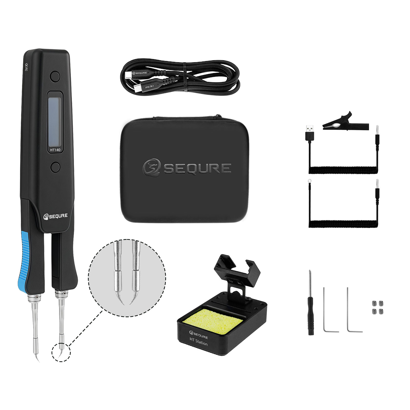 Pinzas Eléctricas Calentadas 2 - Smd Tweezer Set reseña y precio