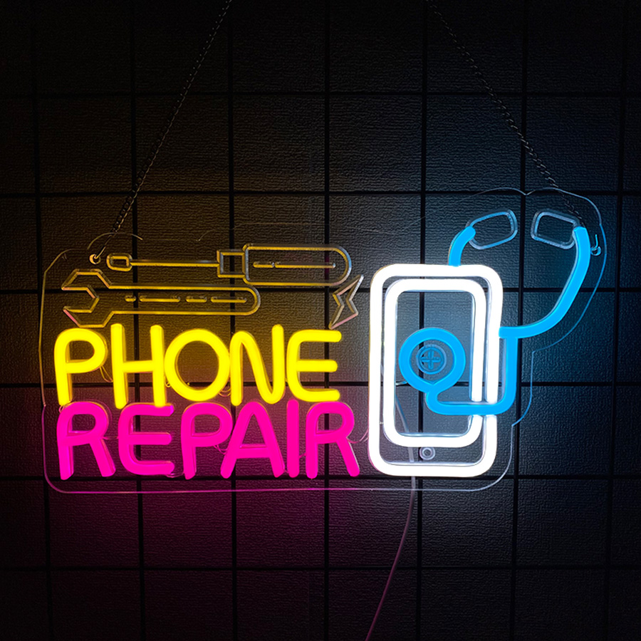 Letrero de neón para reparació - Electronics Repair Shop reseña y precio