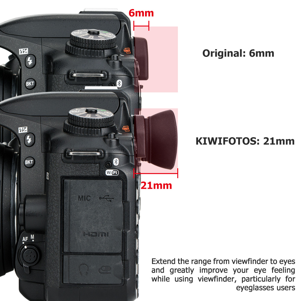 Visor ocular de DK-20, DK-21,  - Nikon Camera D3500 reseña y precio