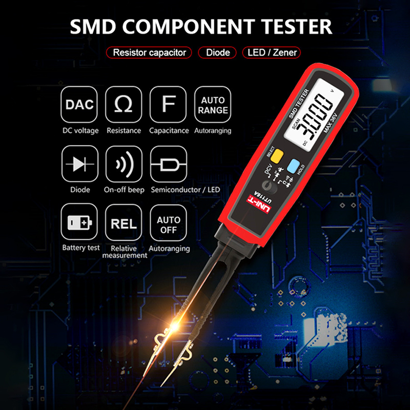 UNI-T UT116A UT116C pinzas dig - Smd Tweezer Set reseña y precio